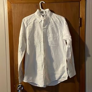NOS LL Bean White Oxford Shirt 15 1/2 x 34